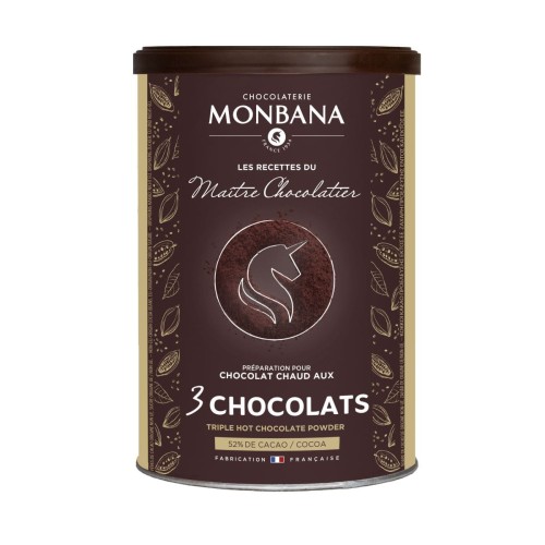 Monbana 3 Chocolats | masa netto: 175g