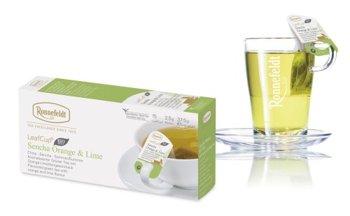 Ronnefeldt Leaf-Cup | Sencha Orange & Lime | 15 saszetek x 2,5g