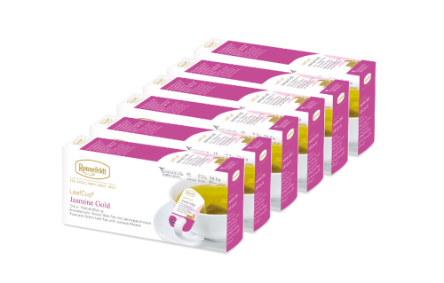 6 opakowań herbat z serii Leaf-Cup | Jasmine Gold