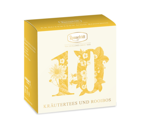 Zestaw 10 próbek naparów ziołowych oraz mieszanek Rooibos