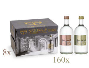 160x DOLOMIA 0,33L MIX SZKŁO 