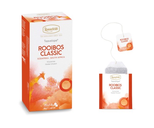 Napar ziołowy Ronnefeldt | Rooibos Classic | opakowanie + saszetka