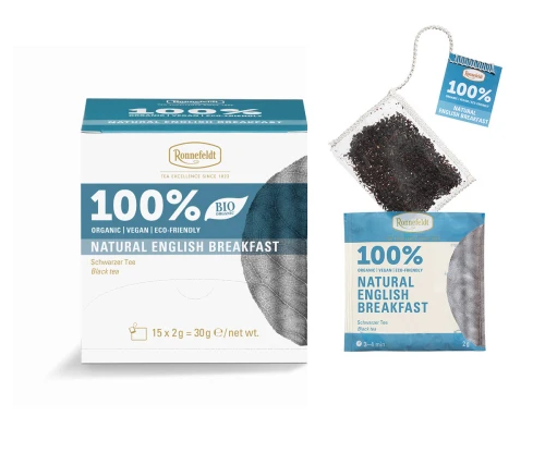 100% Natural English Breakfast | opakowanie + saszetka